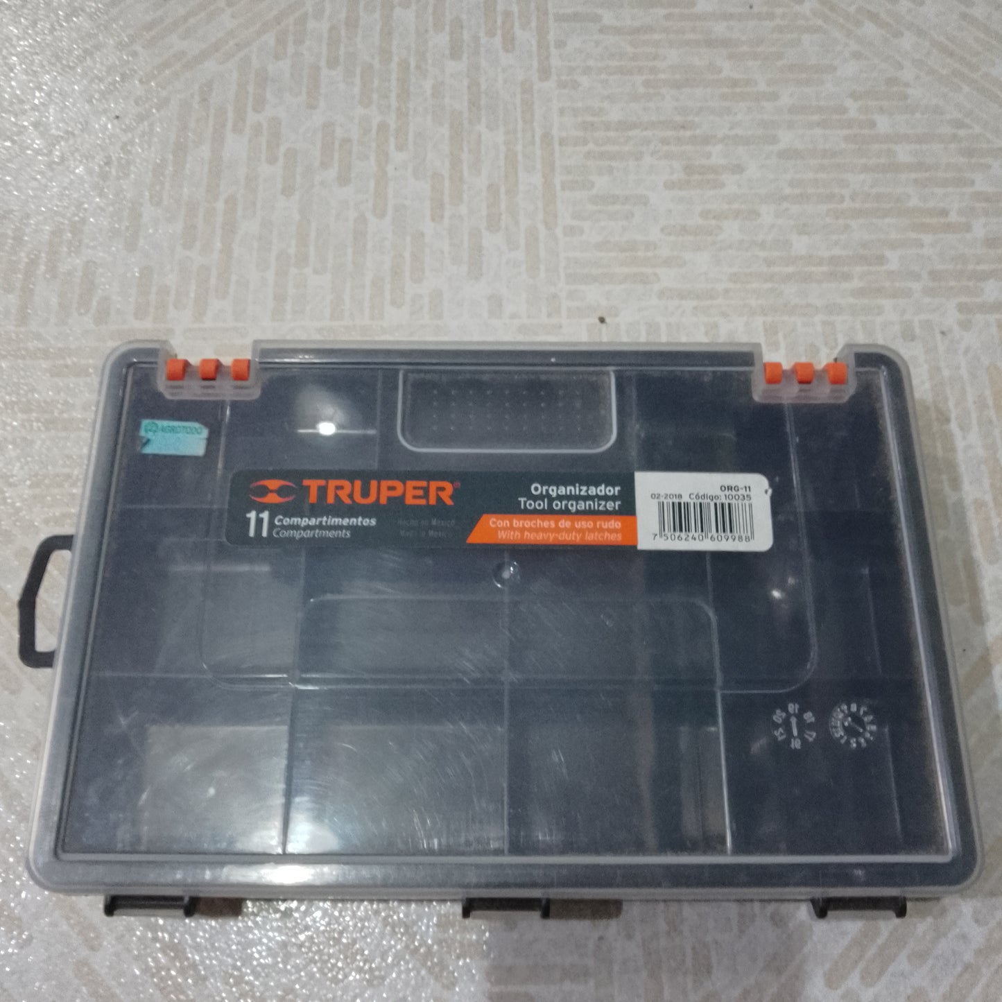 ORGANIZADOR TRUPER 11 COMPARTIMIENTOS