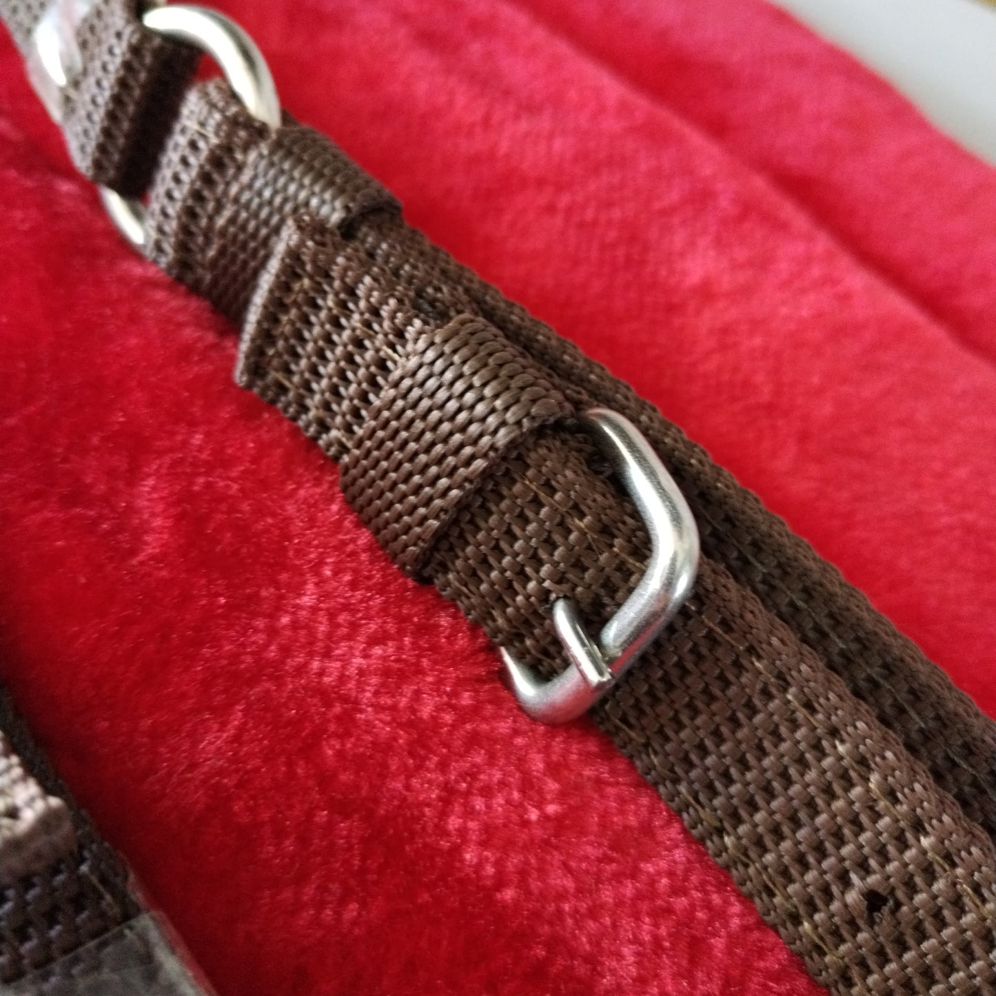 Cabezada en reata (café)