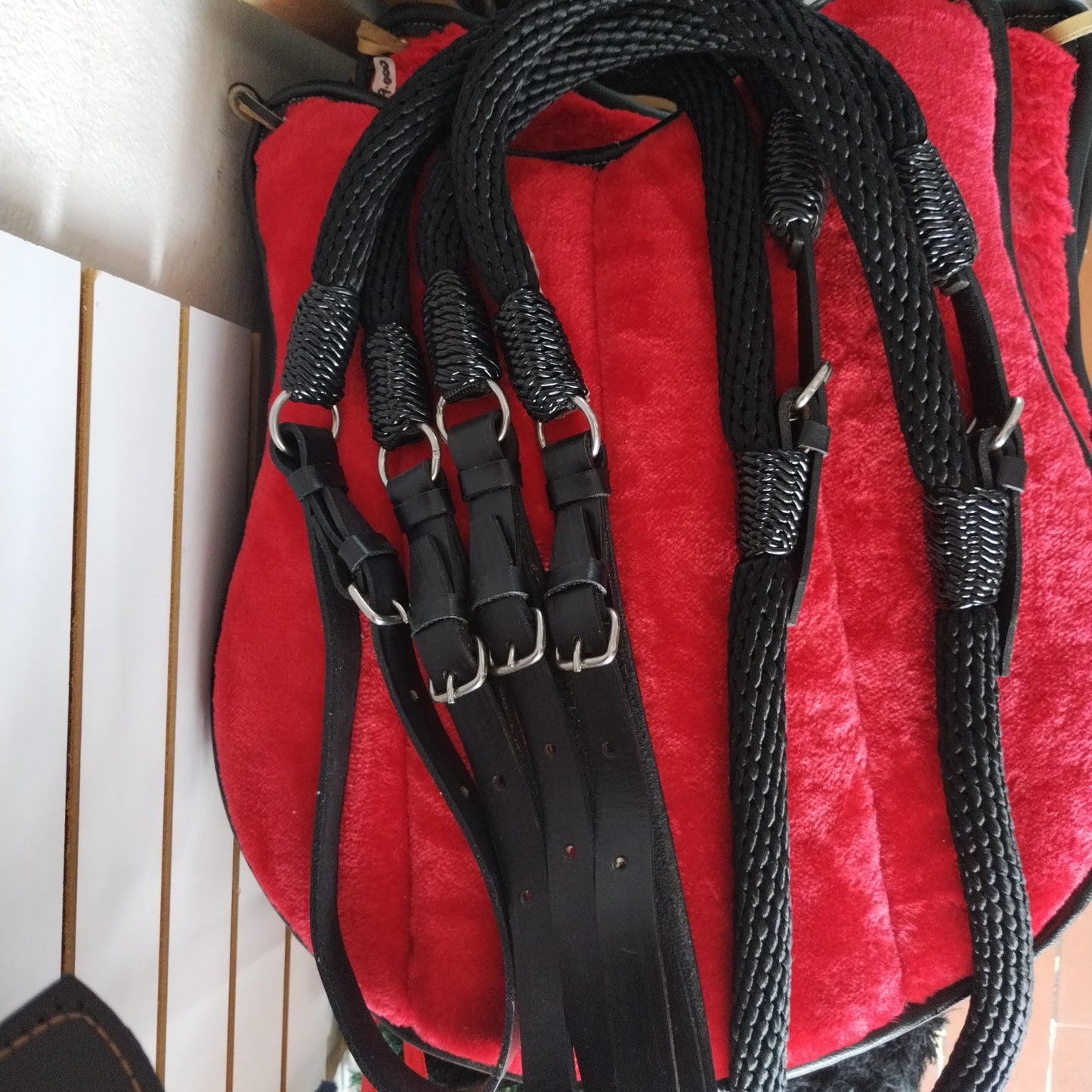 Falsa rienda tipo correa (café)