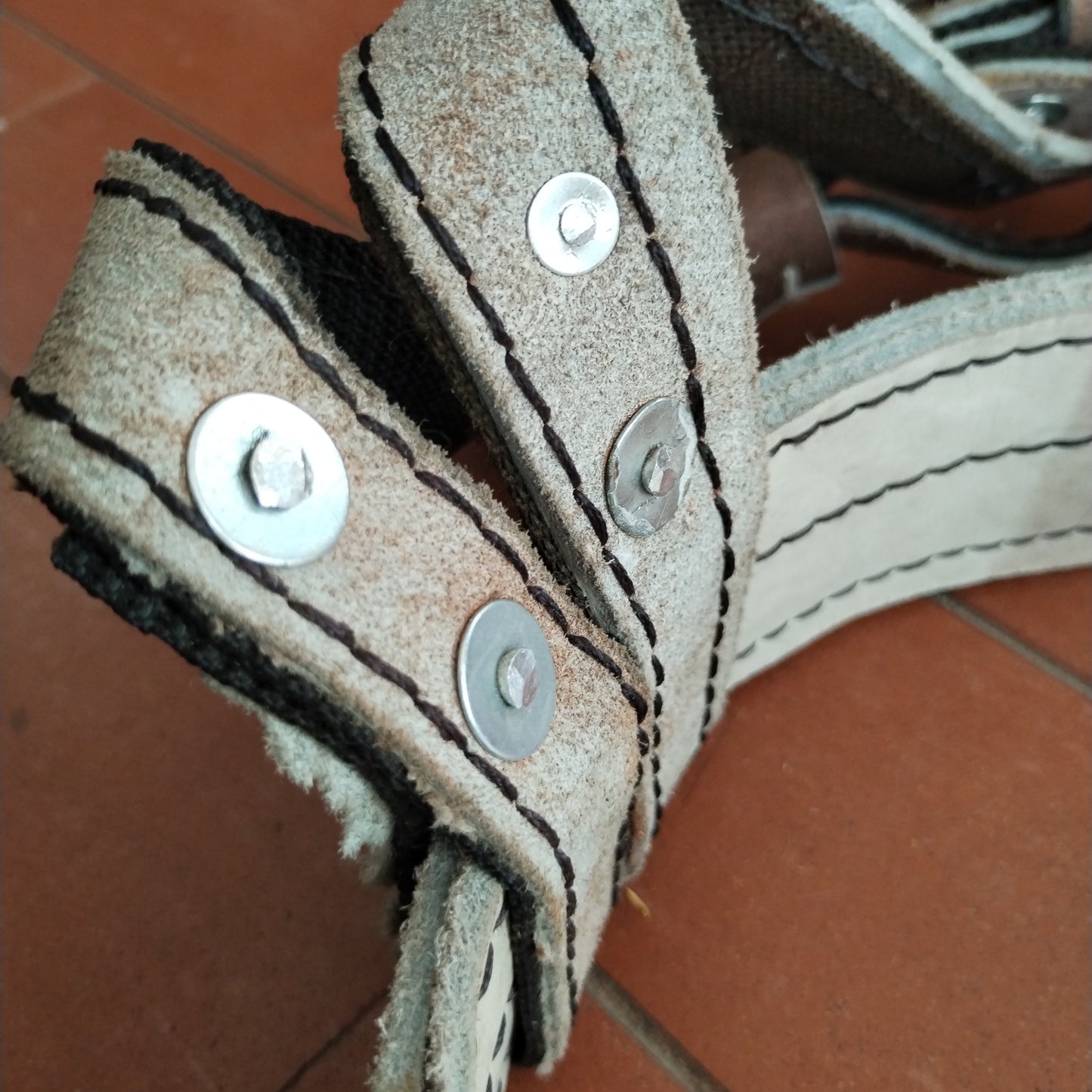 Arrestranco percherón cuero