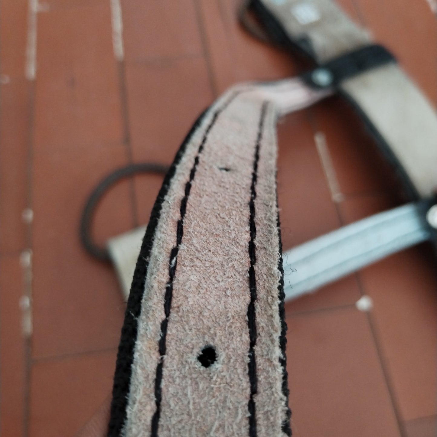 Pechera percherón cuero