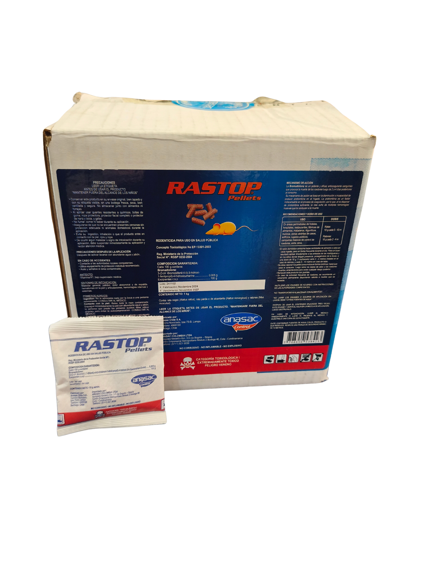 RASTOP PELLET X 10 GR