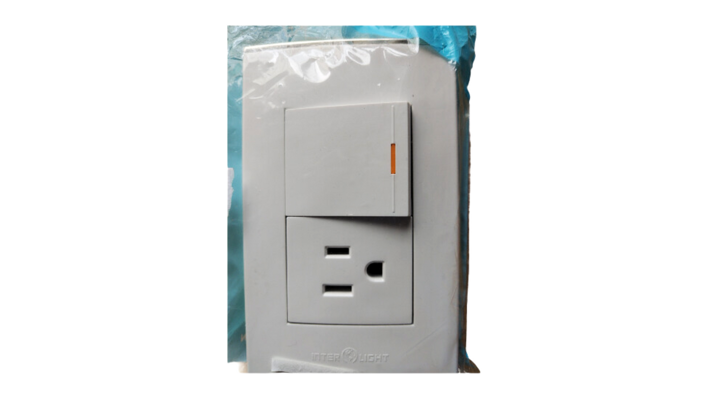 INTERRUPTOR + TOMA INTERLIGHT