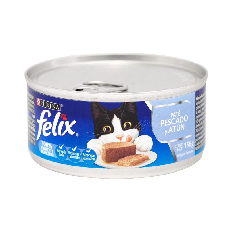 FELIX PATE DE PESCADO Y ATUN LATA X 156 GR