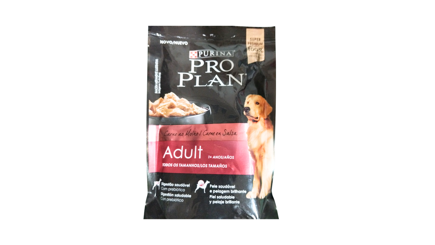 PROPLAN POUCH ADULTO CARNE X 100 GR