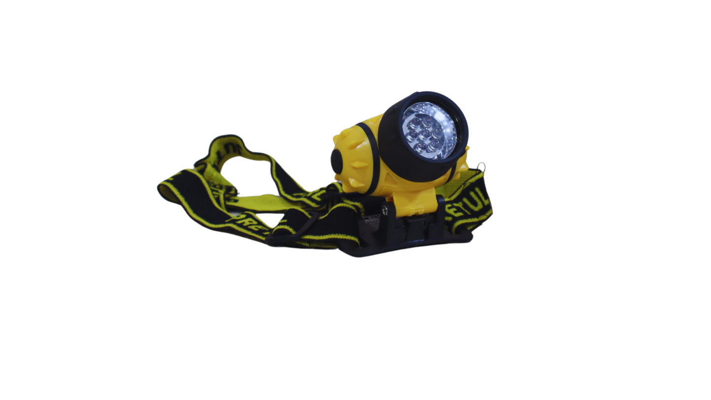 LINTERNA MINERO 3 LEDS 65LM