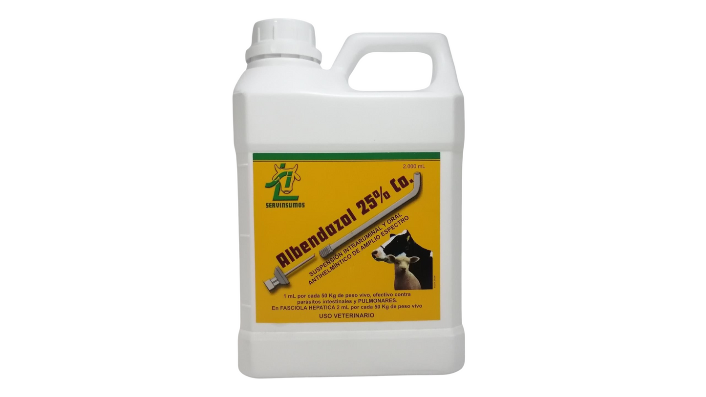 ALBENDAZOL X 500 ML SERVINSUMOS