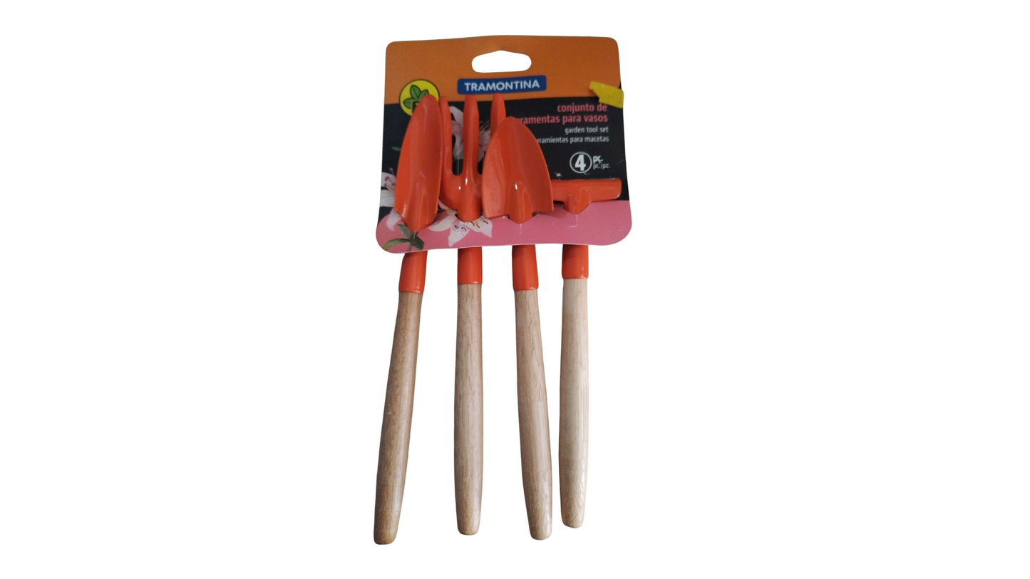 GARTENSATZ 4 STÜCK ORANGE TRAMONTINA 78104