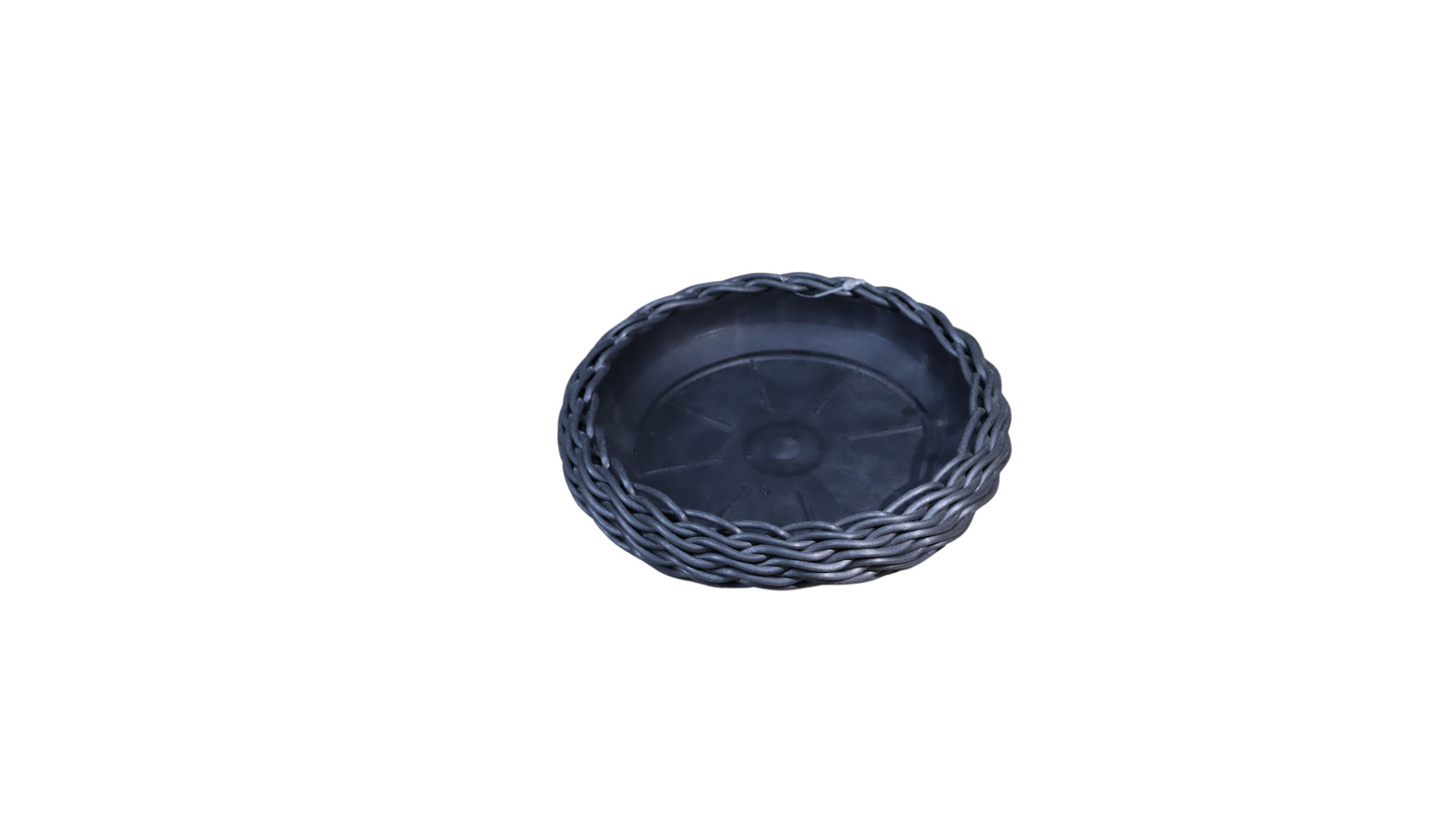 PLATO TEJIDO DAGUA NÚMERO 17 GRIS