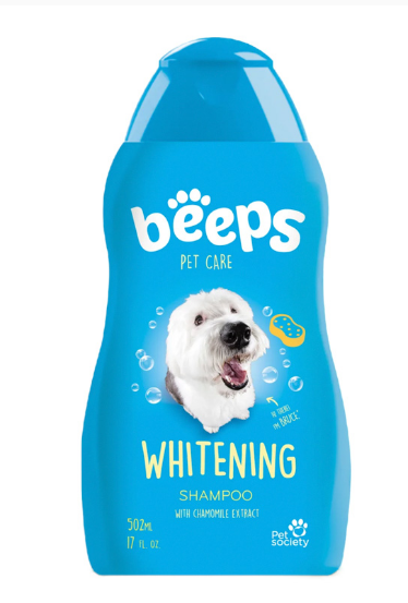 BEEPS CHAMPU BLANQUEADOR PELO BLANCO X 502 ML