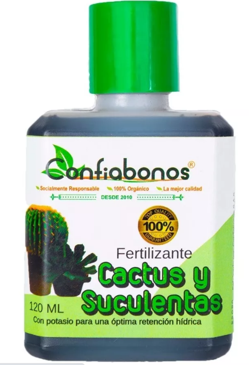 FERTILIZANTE CACTUS Y SUCULENTAS X 120ML
