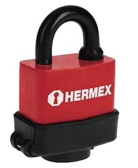 CANDADO RECUBIERTO PLASTICO 40MM 43367