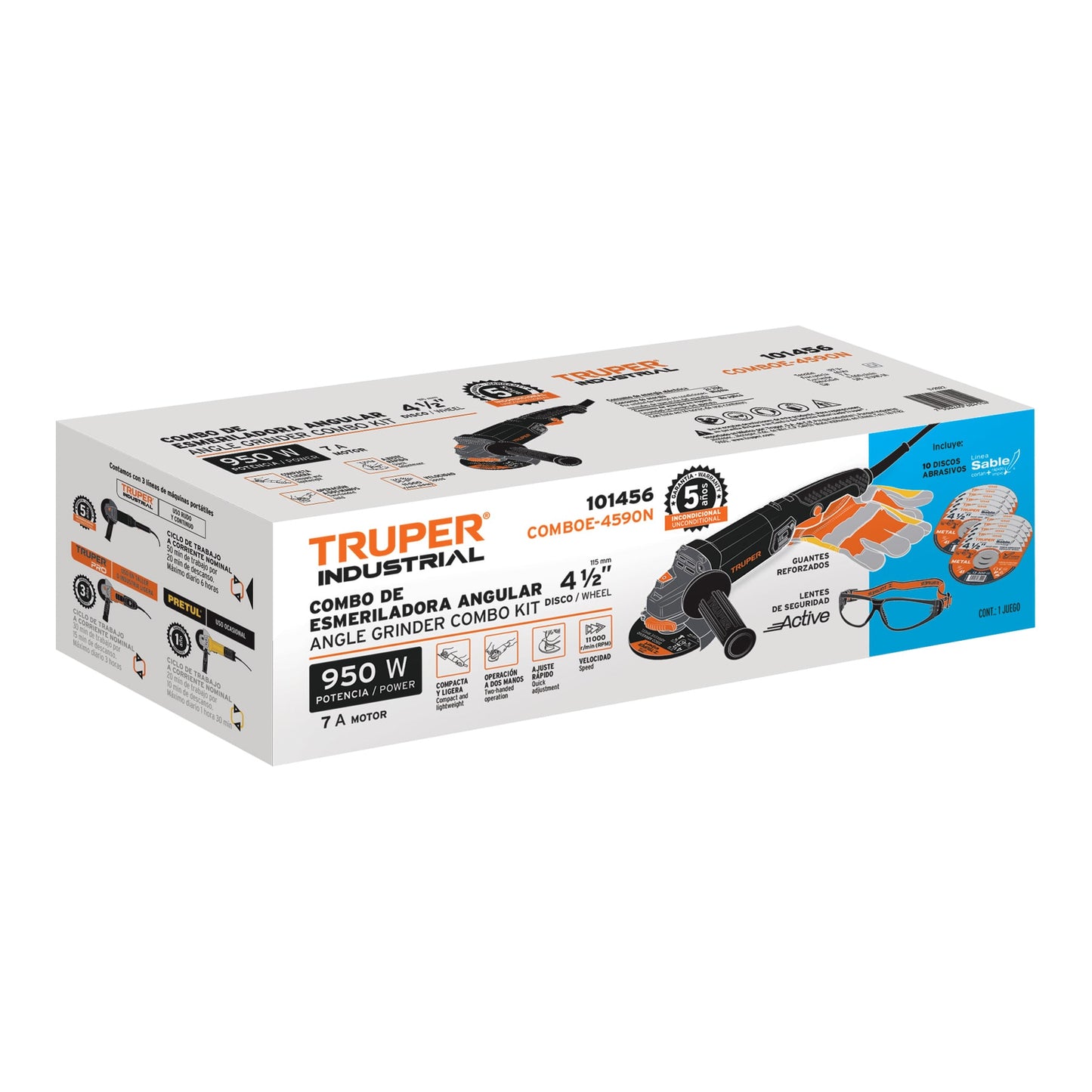 COMBO ESMERILADORA ANGULAR 101456
