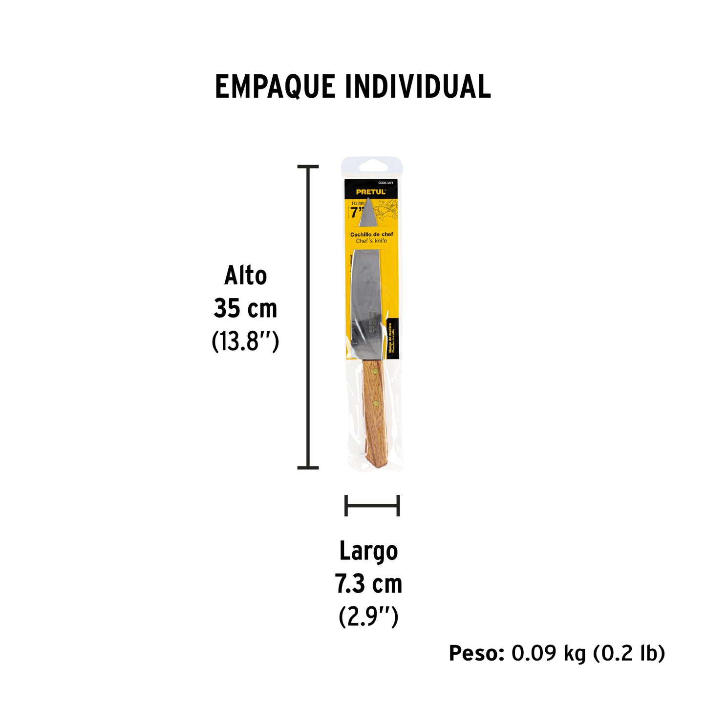 CUCHILLO CHEF 7" 23081