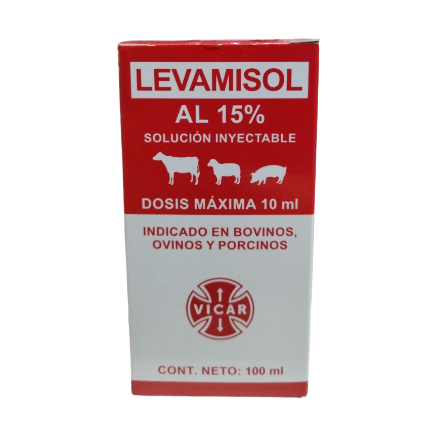 LEVAMISOL 15% VICAR X 100 ML