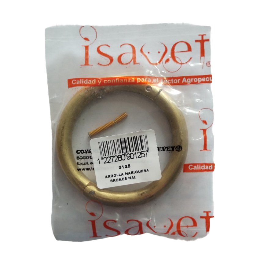 ARGOLLA NARIGUERA BRONCE NAL