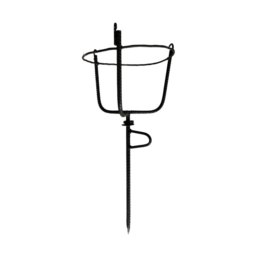 EINFACHER STAHLFUTTER OHNE EIMER