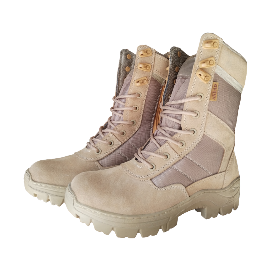 BOTA ALPINISTA BEIGE LARGA