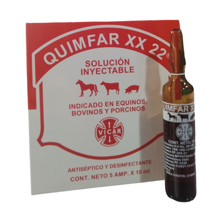QUIMFAR XX 22 X 10 ML (LIVANAL)