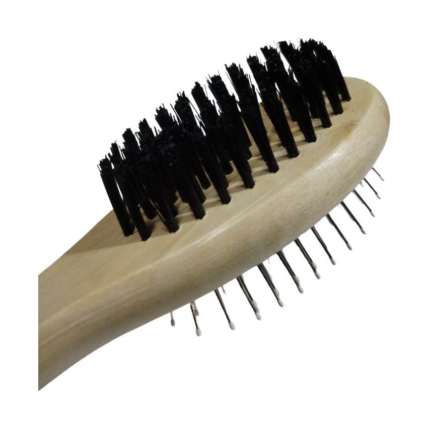 Mehrzweck-Haustierbürste aus Holz