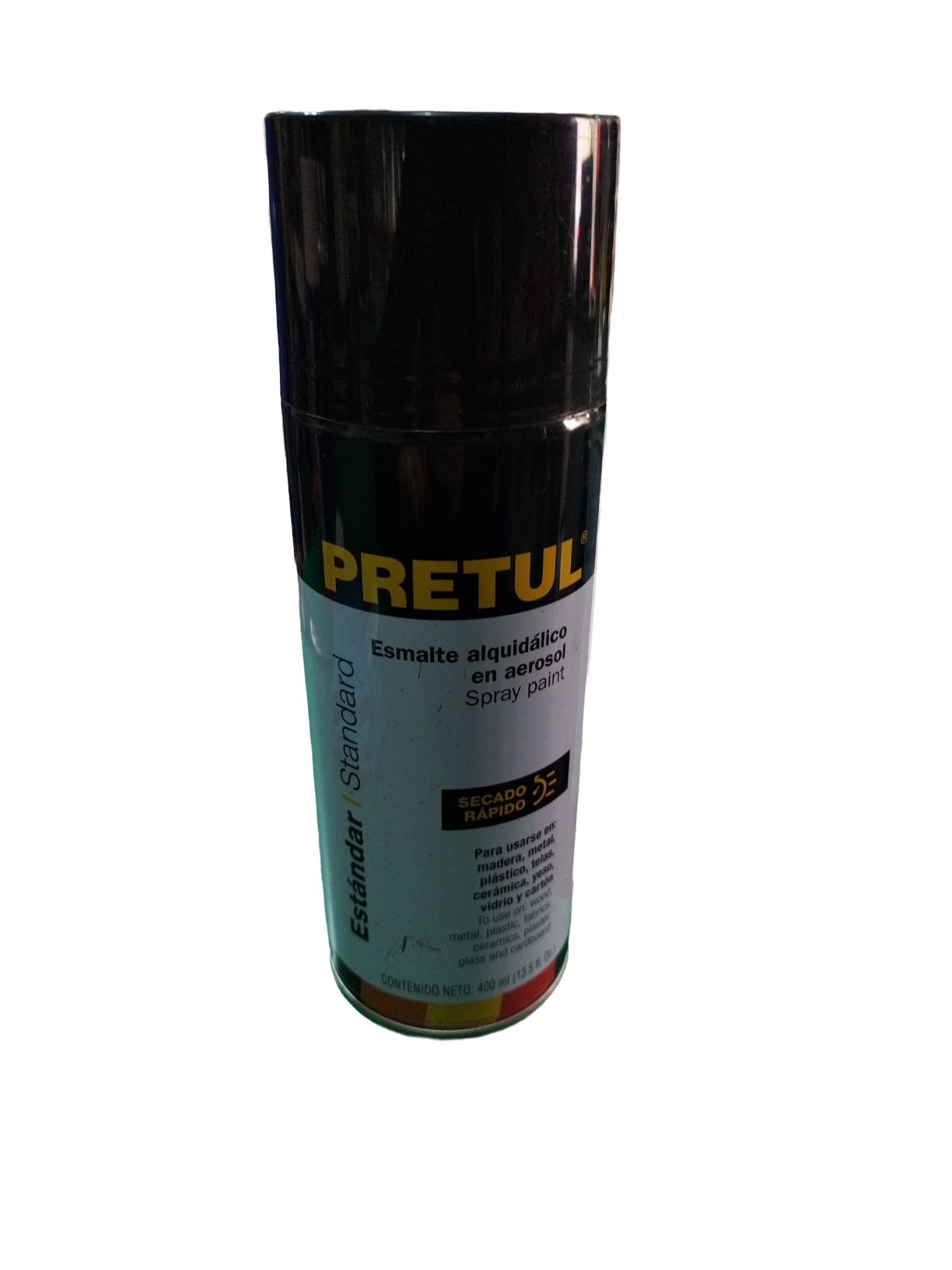 PINTURA EN AEROSOL NEGRO MATE PRETUL 27172