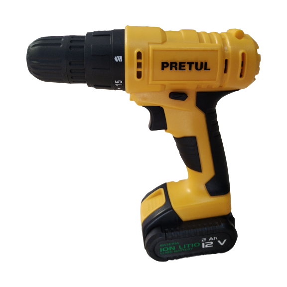 TALADRO INALAMBRICO 12 V PRETUL111 29975