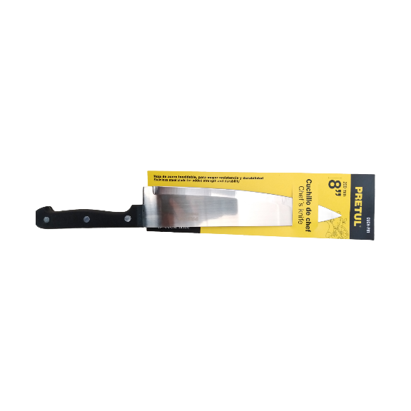 CUCHILLO CHEF 8 MANGO PLÁSTICO 23091