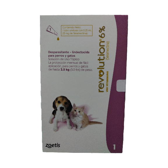 REVOLUTION ROSADO (HASTA 2.5) PERROS Y GATOS