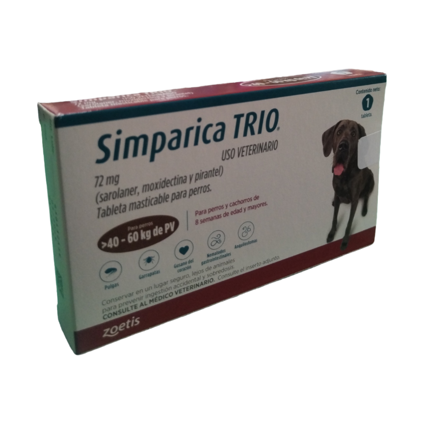 SIMPARICA TRIO (40 BIS 60 KG) KAFFEE