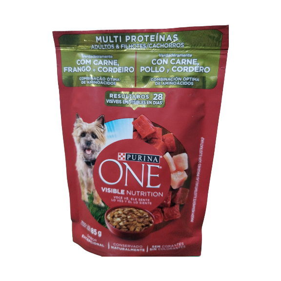 ONE POUCH PERRO CARNE, POLLO Y CORDERO