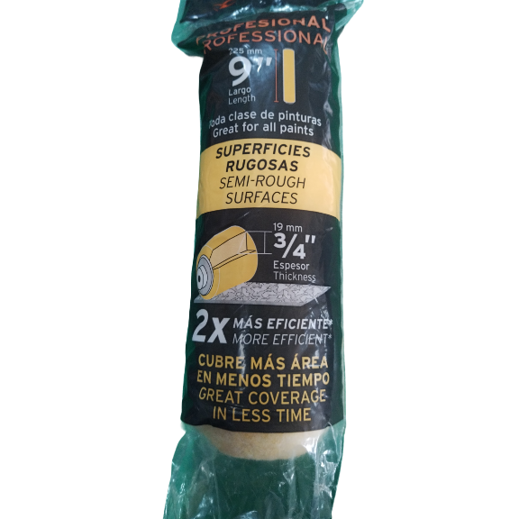 FELPA RODILLO 9" X 3/4" SUP RUGOSAS 138843302