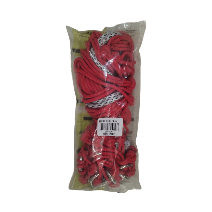 RED DE HENO ROJA REF 13402