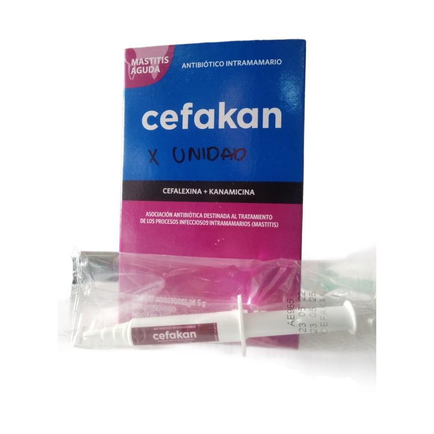 CEFAKAN JERINGA 5 GR (MASTITIS ) X UNIDAD