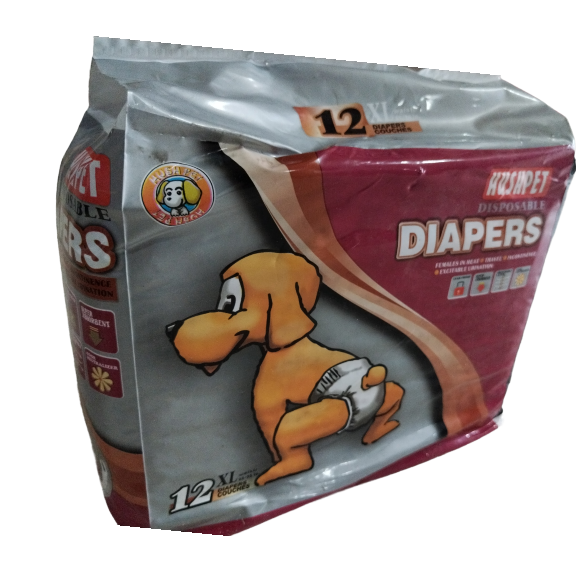 PAÑALES DESECHABLES XL X 12 UDS