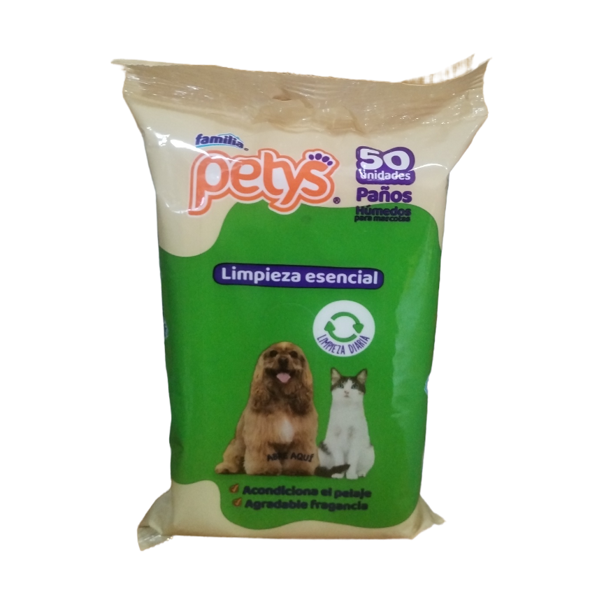 PETYS PAÑOS HÚMEDOS ESENCIAL