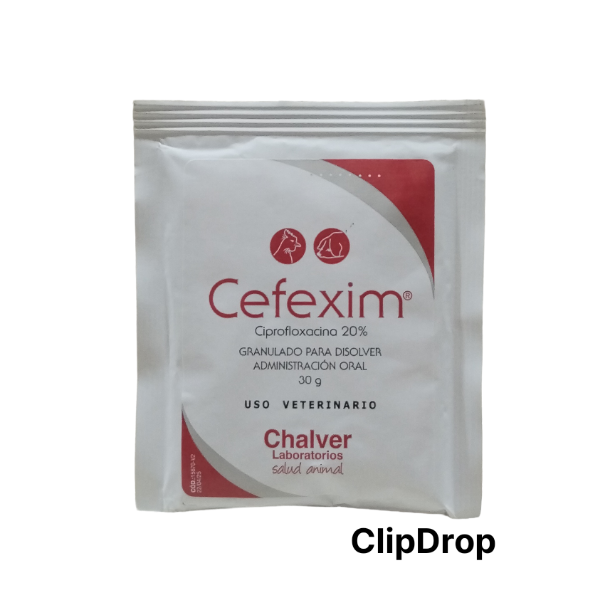 CEFEXIM (CIPROFLOXACINA 20% )