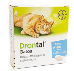 DRONTAL GATOS X 2 TABLETAS