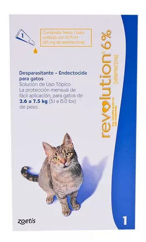 REVOLUTION AZUL GATO ( 2.7 - 7,5 KG)