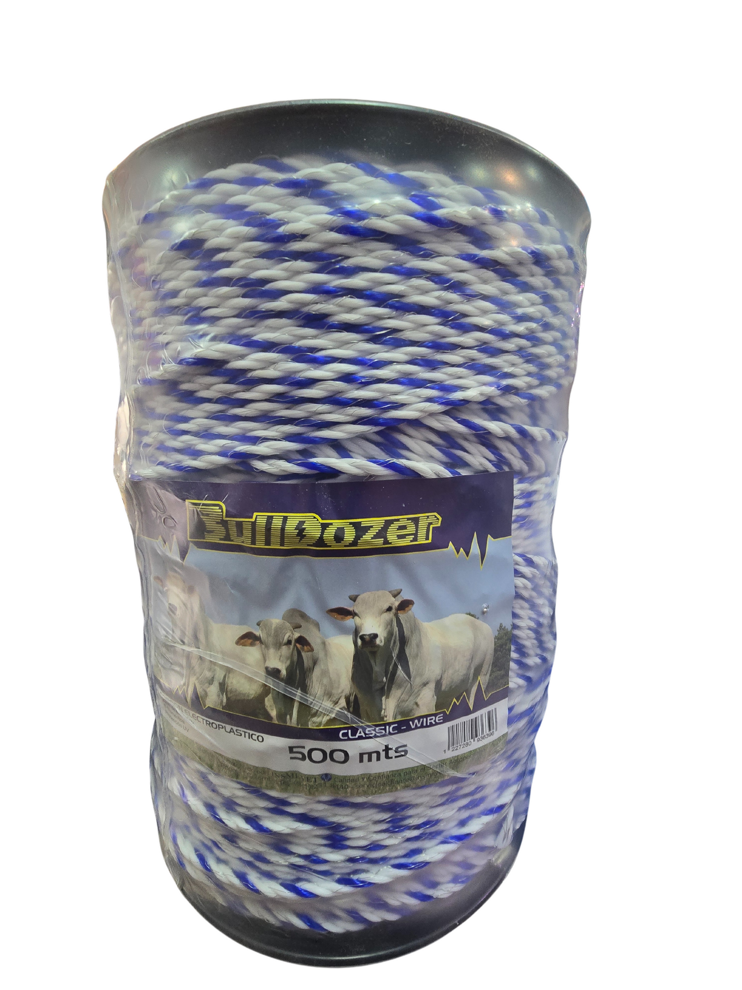 CORDON ELECTROPLASTICO AZUL BULLDOZER 4 MM
