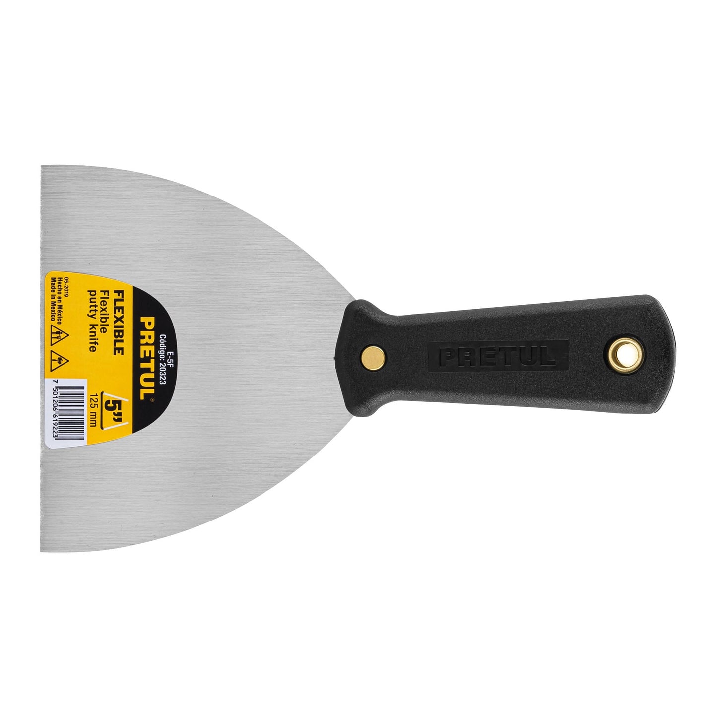 ESPÁTULA FLEXIBLE 5" CON MANGO DE PLÁSTICO 20323