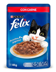 FELIX POUCH CARNE 85 GR