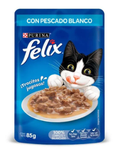 FELIX POUCH PESCADO BLANCO 85 GR