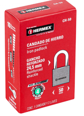 CANDADO DE HIERRO 50 MM 43317