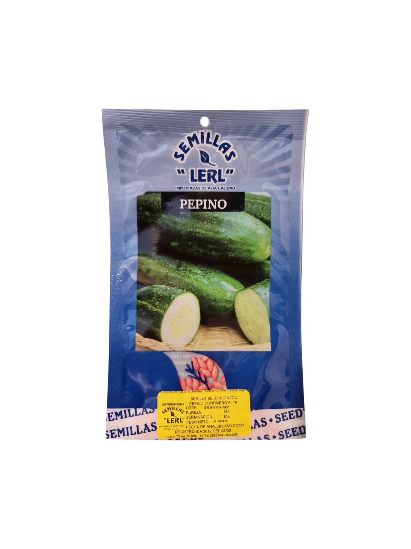 SEMILLA PEPINO COHOMBRO IS 3GR