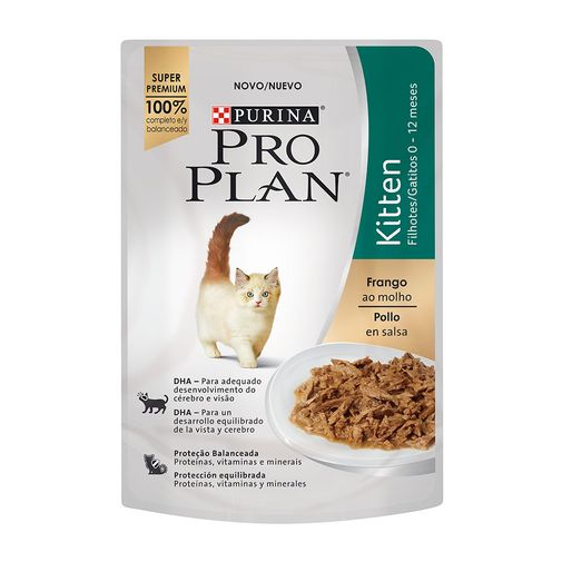 PROPLAN POUCH CAT POLLO KITTEN X85GR