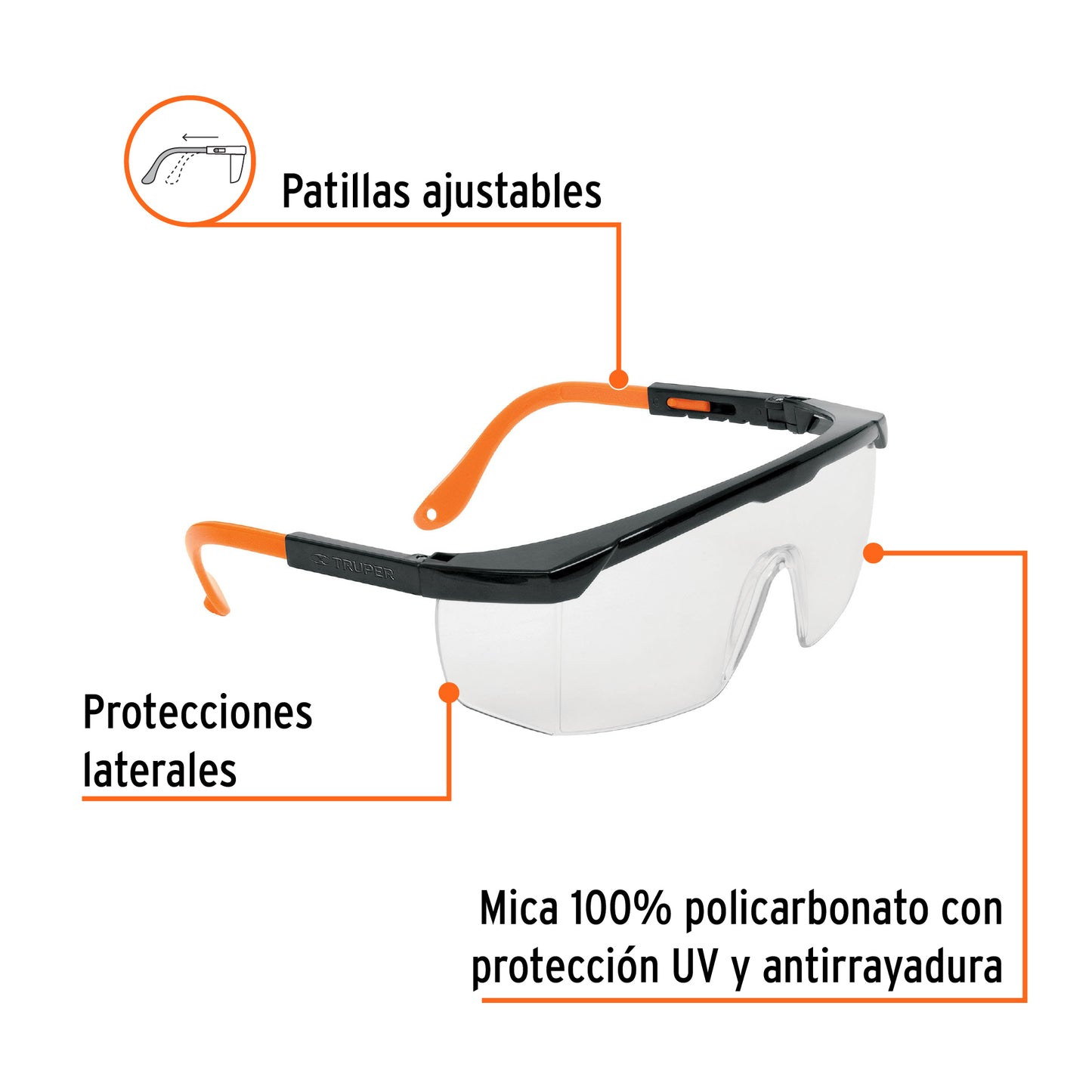 VERSTELLBARE SCHUTZBRILLE 14284