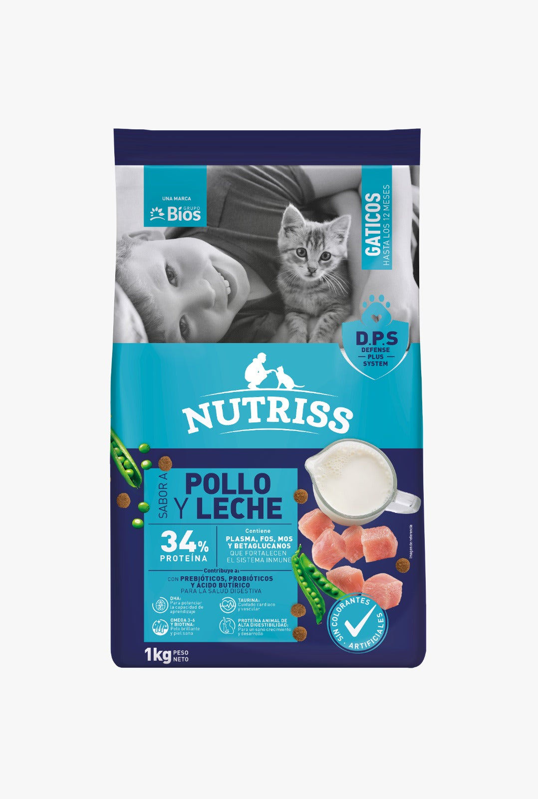 NUTRIS GATICOS POLLO LECHE X 1 KILO