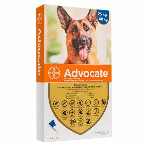 ADVOCATE DOGS 4,0ML (25 BIS 40)