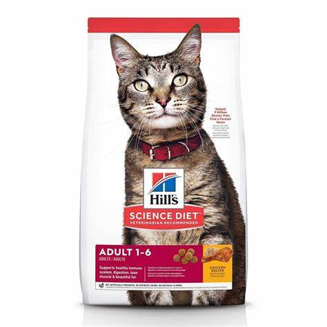 HILLS ERWACHSENE KATZE 4 LB (1-6 JAHRE)