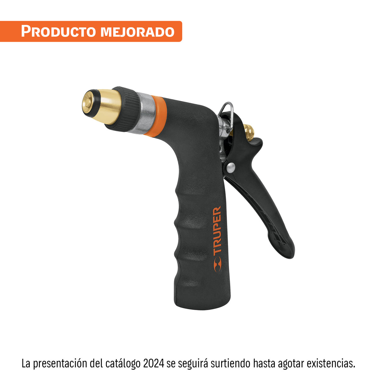 PISTOLA METALICA 2 FUNCIONES CON BOQUILLA 18476